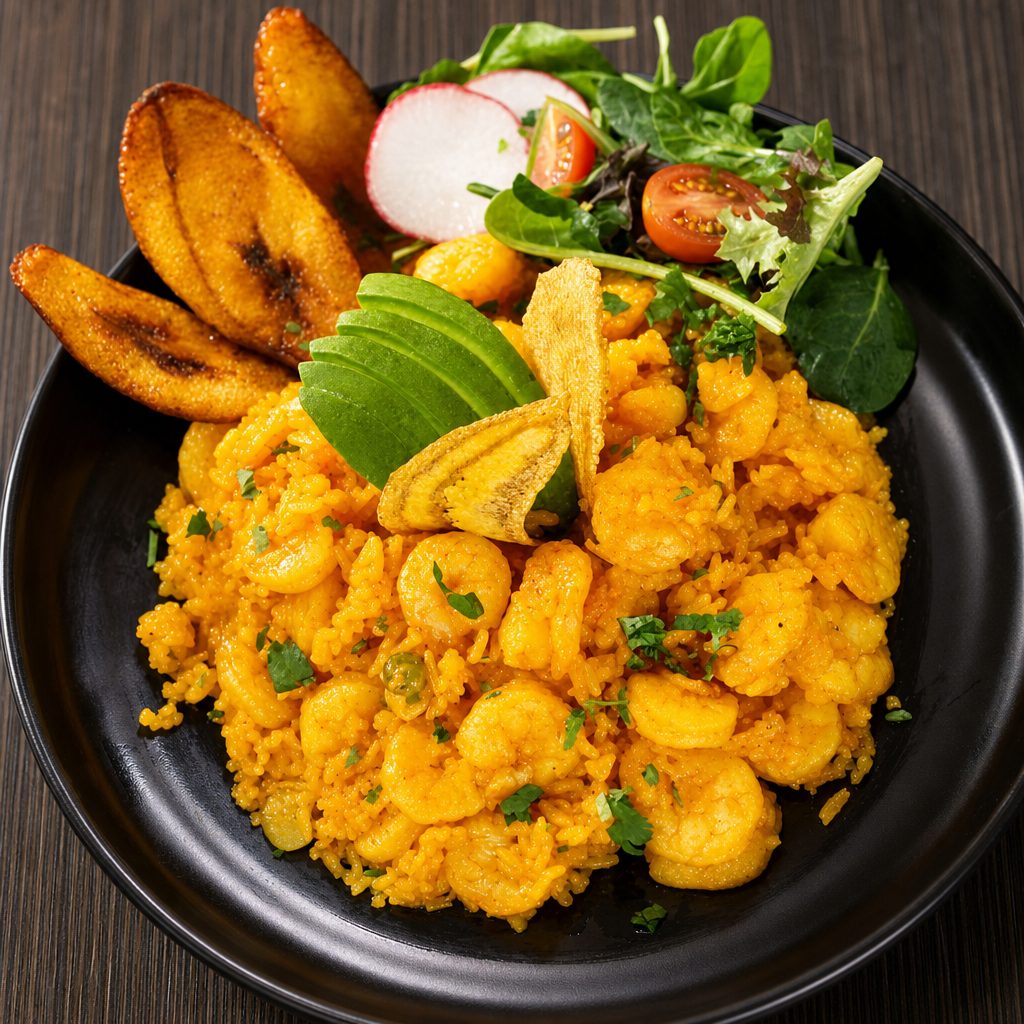 Arroz Con Camarones.